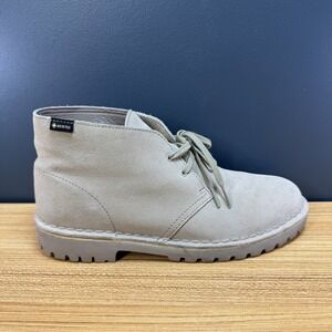 Clarks Originals x BEAMS Desert Rock GORE-TEX Boots Sand Beige Luxury Men US 7.5